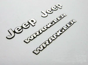 Metal Wrangler logo Set for 1:10 TAMIYA CC01 - Picture 1 of 4