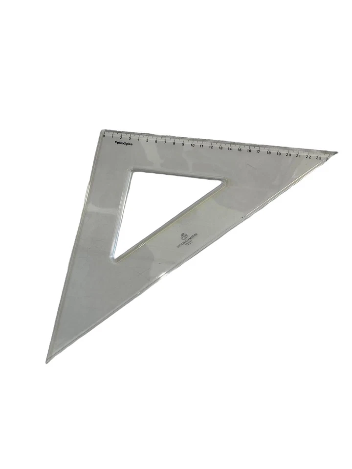 Squadra in Plexiglass 45°/35 cm Vittorio Martini - Immagine 1 di 1