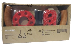 IKEA Ekorre Kids Hanging Wood Hand Swing Jon Eliason Ages 5 & Up Factory Sealed - Picture 1 of 8