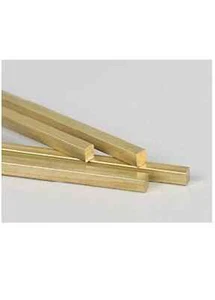 BRASS 12mm x 12mm SQUARE BAR x 200mm Long Grade H59 - Picture 1 of 1