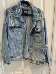 zara denim jacket - Picture 1 of 7