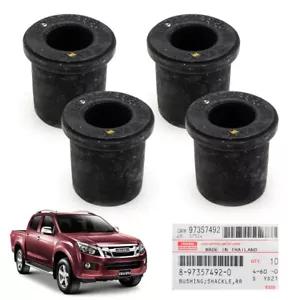 For Isuzu D-Max 4x4 2012 19 Rear Leaf Spring Shackle Bushing Rubber Short - Picture 1 of 8