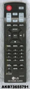 TÉLÉCOMMANDE HI-FI AKB73655791 NEUVE LG OEM BIBLIOTHÈQUE - Photo 1/3