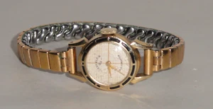 Vintage 1950’s Lady Elgin ~ Shockmaster ~ 14K FG ~ Band 1/20 10K FG ~ for parts - Picture 1 of 8