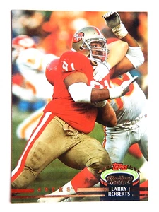 Tarjeta de fútbol americano Larry Roberts #441 Topps Stadium Club 1992 (San Fran. 49ers) *LN - Imagen 1 de 2