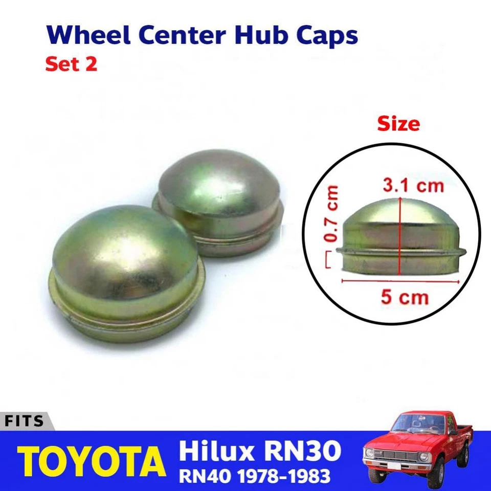 For Toyota Hilux RN30 LN40 LN50 LN85 LN100 1978-2004 Hub Caps Center Wheel G05 Foto 1 de 4