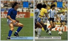 Bruno Conti / Mario Kempes - Hall Fame - Orbis Football Collection 1990-91 Page