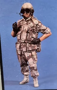 VP Verlinden Produzione 120mm US Tanker Desert Storm Military War Figure Soldier - Foto 1 di 5