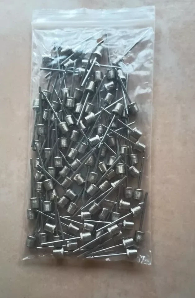 100 agujas de bomba de aire inflable para pelota deportiva, fútbol baloncesto, fútbol Foto 1 de 4