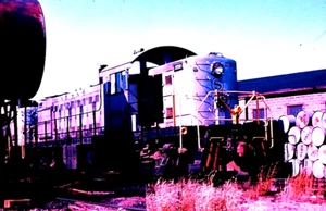 ORIGINAL KODACHROME SLIDE NYSW ALCO RS-1 #250 LITTLE FERRY, NJ DECEMBER 1966 - Picture 1 of 1