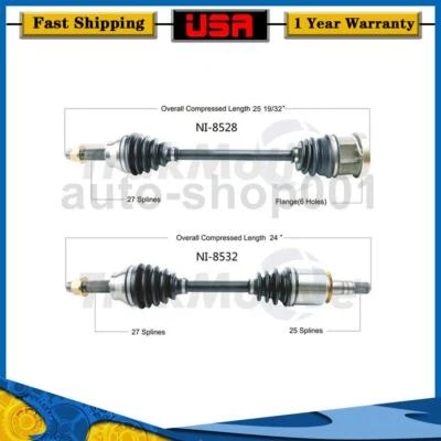 Соединение оси CV со стороны переднего водителя и пассажира TrakMotive для Nissan GT-R 2011 2010 - Изображение 1 из 3