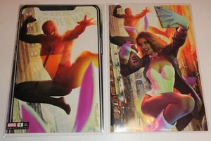 SPIDER-MAN #1 GREG HORN SELFIE SET TRADE AND VIRGIN - Picture 1 of 1