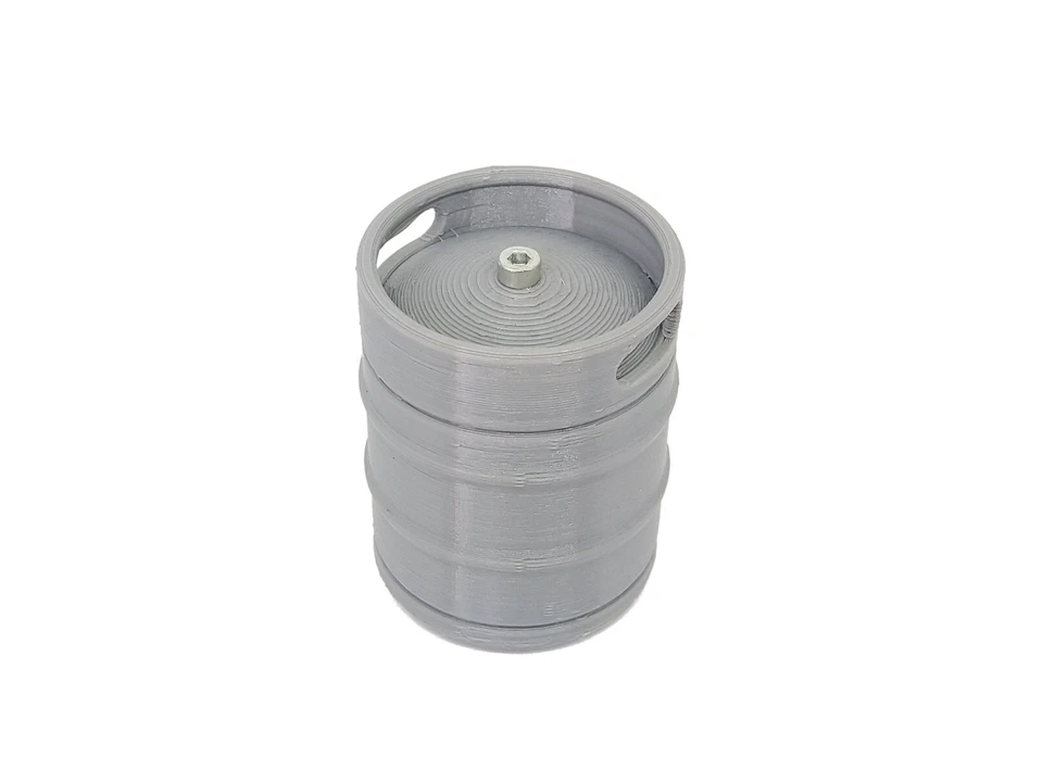 PrintFully3D 1/10 Scale Keg 50L Beer Barrel 3D Printed Crawler Trial Accessories - Image 1 of 3