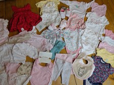 Massive Baby Girls Newborn Clothes Bundle Look! Lots Of New Items Next Summer