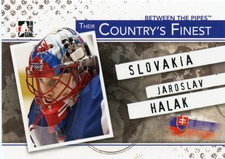 10/11 BETWEEN THE PIPES COUNTRYS FINEST #CF-07 JAROSLAV HALAK SLOVAKIA *43840