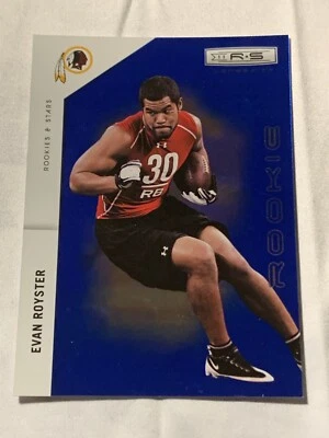 2011 Panini Rookies & Stars Longevity Sapphire Evan Royster /75 #189 Redskins - Image 1 of 2
