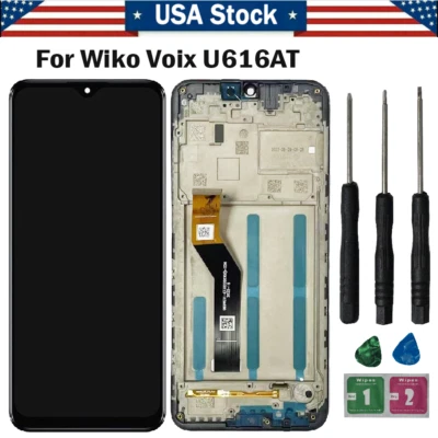 USA Replacement LCD Display Touch Screen Digitizer w/Frame For Wiko Voix U616AT - Image 1 of 4