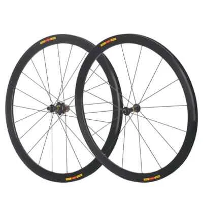 700C Road Bicycle Wheelset V/C/Rim Brake Sealed Bearing Hub Height 30/40/50mm - Image 1 of 4
