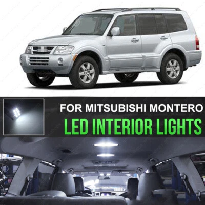 Комплект супербелых светодиодных ламп для салона Mitsubishi Montero Pajero 2007-2015 13 шт. - Изображение 1 из 4