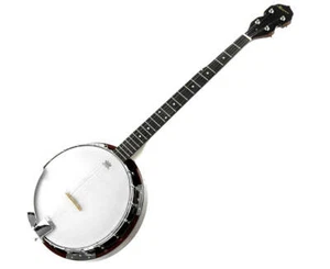 NNEDPE Karrera 5 String Resonator Banjo - Brown - Picture 1 of 4