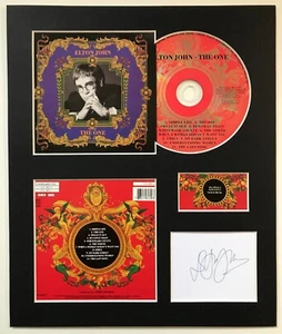 ELTON JOHN - Signed Autographed - THE ONE - Album Display - Picture 1 of 1