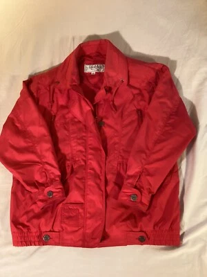 Lifestyles by Mulberry Street Red Women's Jacket Size M with Zipper and Pockets - Image 1 of 4