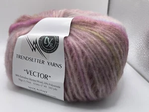 Trendsetter Vector Yarn 4568 Powder Puff - Extrafine Merino Wool Nylon 50gr 165y - Picture 1 of 10