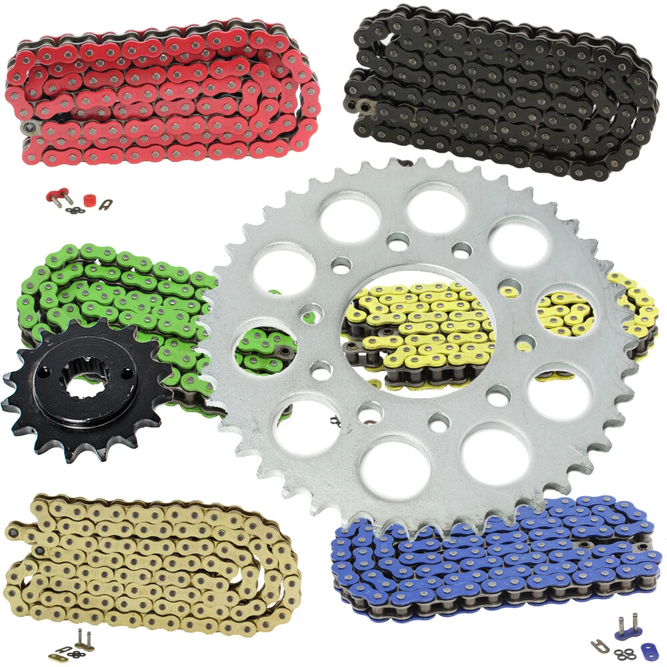 Nuevo kit de cadena de transmisión y piñones para Honda Shadow 600 VT600C VLX 1989-2007 Foto 1 de 1