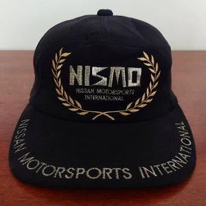 RARE Vintage NISMO Racing Old Logo Nissan Car Embroidered Strapback Cap Hat - Picture 1 of 6
