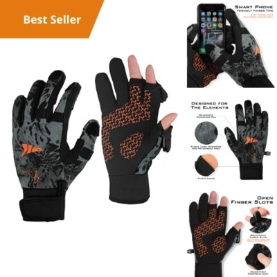 Зимние рыболовные перчатки KastKing для мужчин и женщин — водонепроницаемые изолированные для холодной рыбалки - Изображение 1 из 4