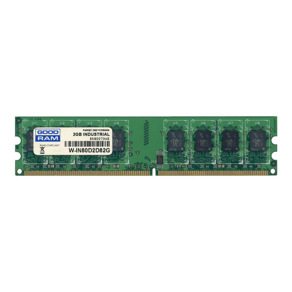 Ordinateur RAM Module GOODRAM W-IN80D2D82G 2GB DDR2 non-Ecc 800MHz - Photo 1/1