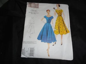 Vogue Uncut Pattern V1043 Vintage Dress Reissue Circa 1953 Sz. 14-20 - Picture 1 of 1