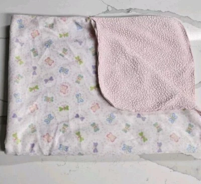 Manta bebé Carter's Butterfly lunares rosa sherpa púrpura 28"x37" Foto 1 de 4