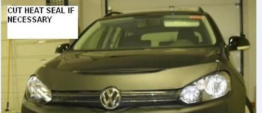 Lebra Hood Protector Mini Mask Bra Fits VW Jetta Sportwagen & Golf 2010-14,GTI - Image 1 of 1