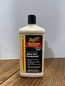 Meguiar's Mirror Glaze M105 PRO Ultra-Cut Compound Auto Polish ~ Ultra Fast 32Oz - Picture 1 of 2