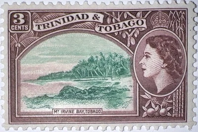 SELLOS DE VIAJE: SELLOS TRINIDAD Y TOBAGO 1953-59 QEII SG#269 COMO NUEVOS, MOGNH, 3 centavos Foto 1 de 4