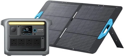 Anker SOLIX C1000X Portable Power Station Battery with PS100 Solar Panel 100W - Image 1 of 4