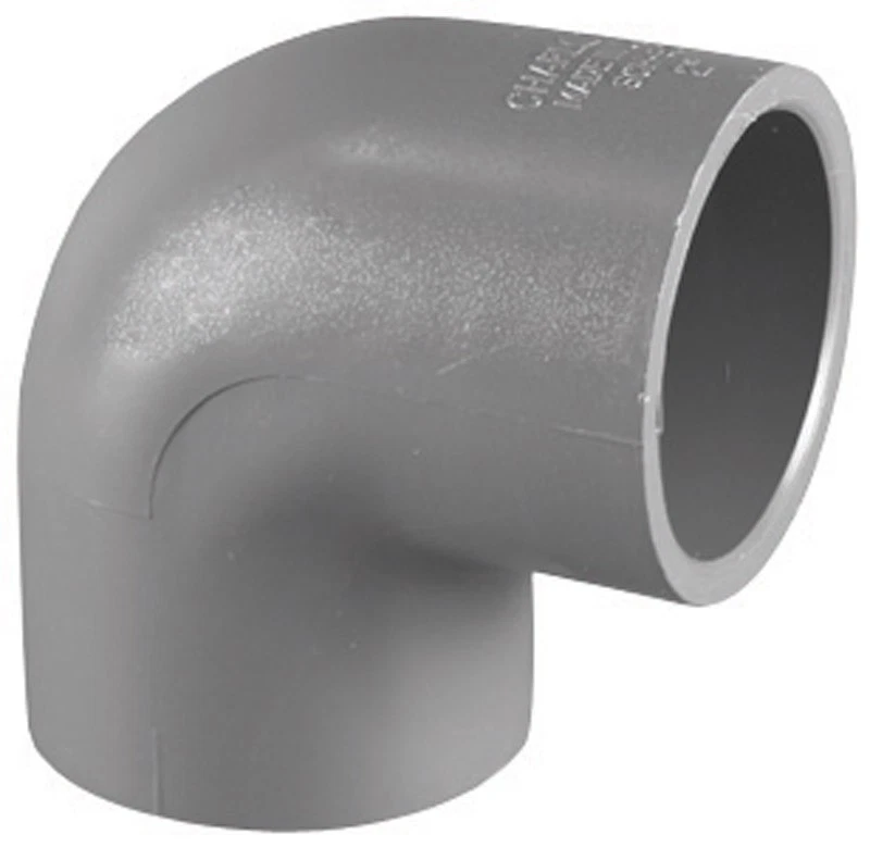 Charlotte Pipe Schedule 80 1 in. Slip X 1 in. D Slip PVC Elbow (Pack of 10) - Image 1 of 1