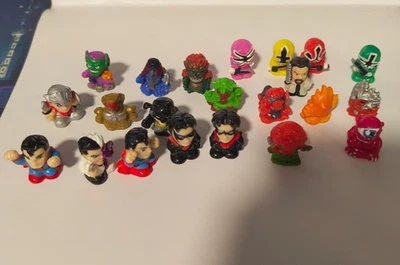Lote de 22 Squinkies Marvel/DC/Power Rangers Lote Mixto Spider-Man Batman Superman Foto 1 de 4