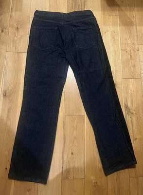 Zara Jeans Ladies Size 40 (Uk12) Dark Wash Jeans Straight Leg Ankle Grazers VGC - Image 1 of 4