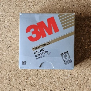 3M High Density 3,5" DS/HD Disketten 10er Pack - unversiegelt nie benutzt - Bild 1 von 2