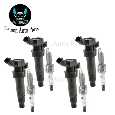 Bobina de encendido y bujía 4 piezas para Hyundai Santa Fe Sport 2016-2016 2,4 L L4 Foto 1 de 4