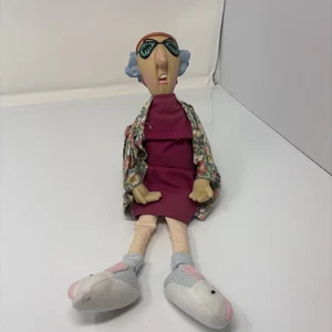 Hallmark MAXINE Puppenfigur Regal Sitter Puppe Frau sitzend mürrisch - Bild 1 von 12