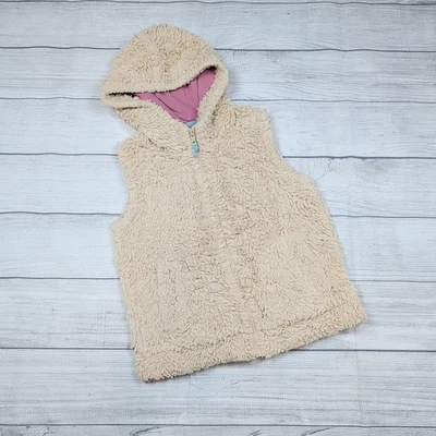 Chaleco con capucha 7/8 Mini Boden Sherpa Foto 1 de 4