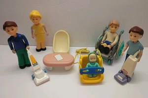 Little Tikes Puppenhaus Vintage Puppenhaus Familie Figuren 11 Teile - Bild 1 von 12