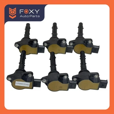 Mercedes C300 E350 ML350 GL450 M272 M273 Ignition Coil Spark Plug Set 6 PCS OEM - Image 1 of 4