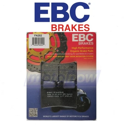 EBC Front Organic Brake Pads for 2015-2017 Yamaha FZ-07 - Brake Brake hx - Image 1 of 4