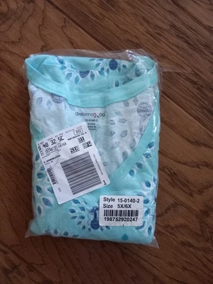 Nuevo Camisón Dreams & Co Azul Claro Manga Corta Talla Grande 5X/6X Foto 1 de 3