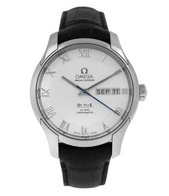 Omega Deville Calendario Anual 431.13.41.22.02.001 Fecha Cronómetro Acero 41MM Foto 1 de 4