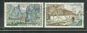 FRANKREICH 1126, 1129 GEBRAUCHTE MOUSITIERS - SAINTE MARIE, VENDEE RIVER - Bild 1 von 1